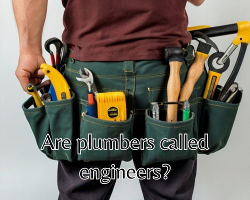 a plumber bringing working tools