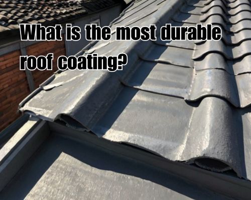 a roof with good coating
