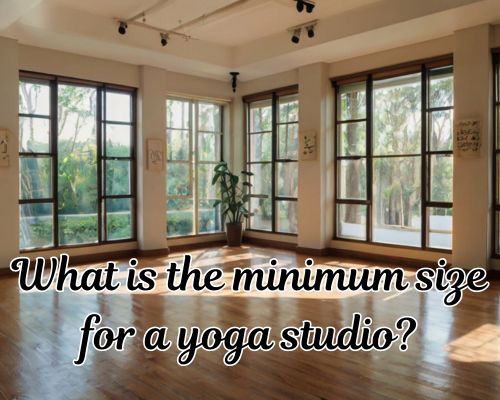 an enough space for a yoga studio
