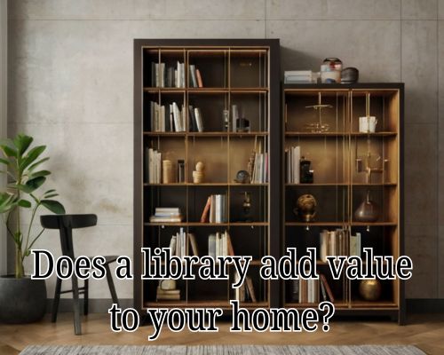 a home bookshelf adding beauty to a home