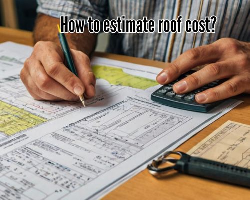 a roof estimation work